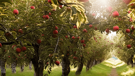 image of an apple tree
