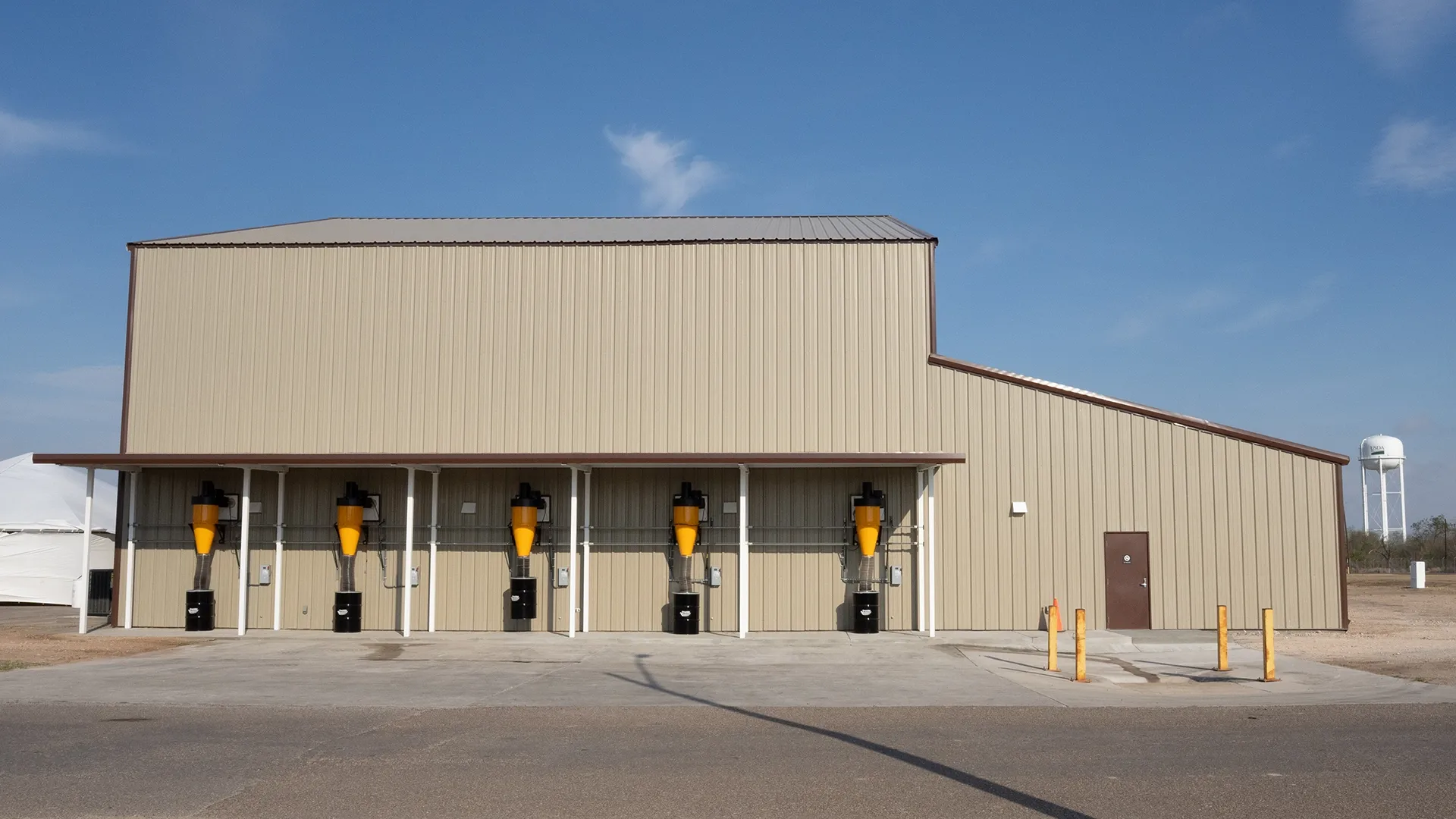 front view of dispersal facility at Moore Air Base, Texas