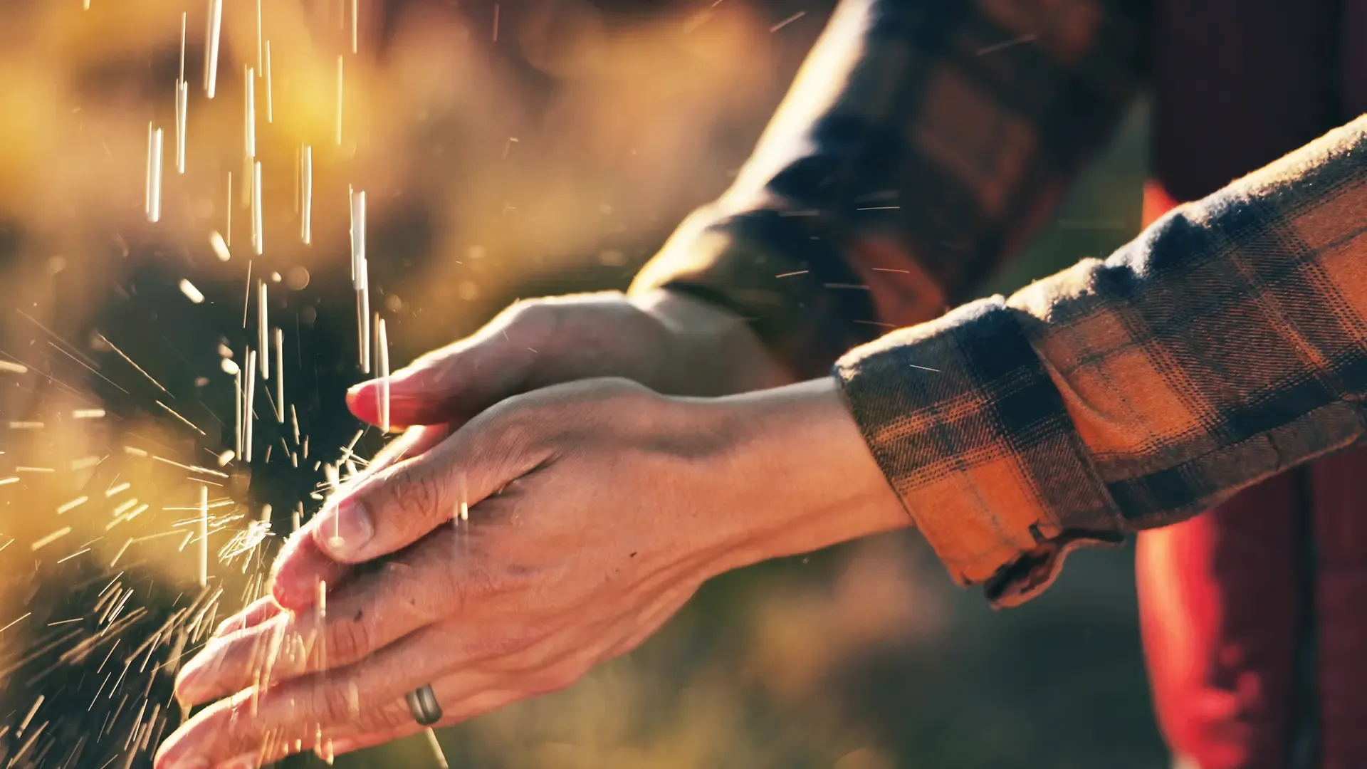 Close-up of a person washing their hands