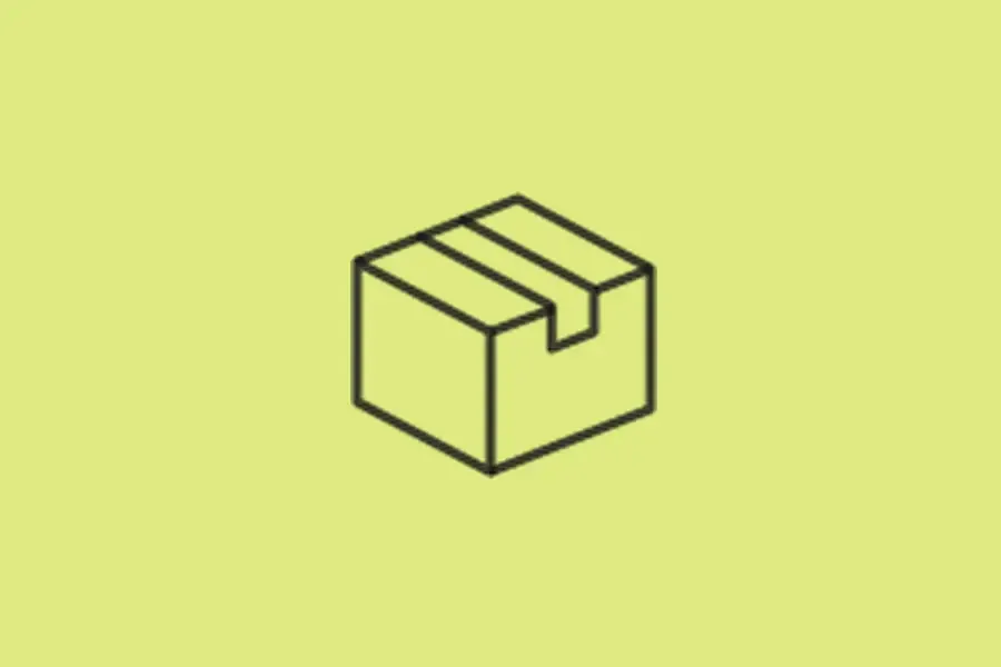  Icon of mailing plants or food items, shown as a package with a plant symbol