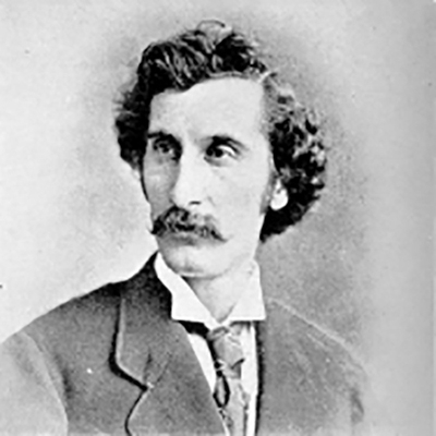 Grayscale portrait of Charles Valentine Riley.  