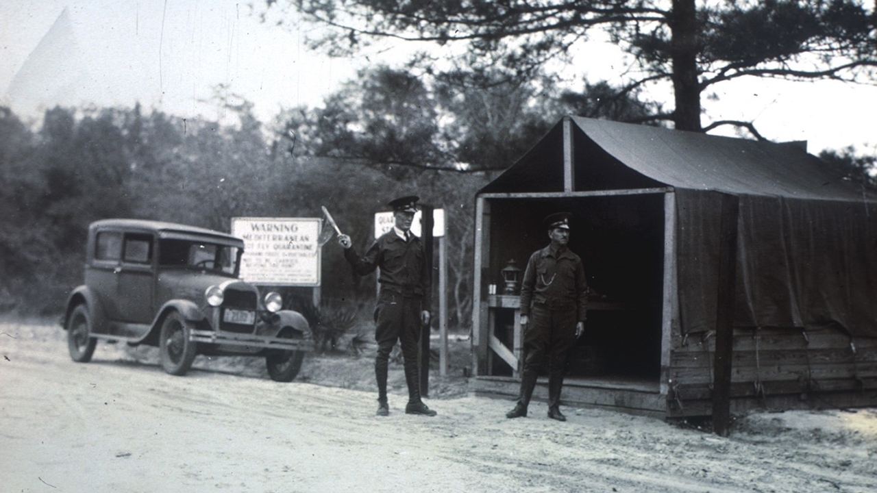 historic image of inspectors