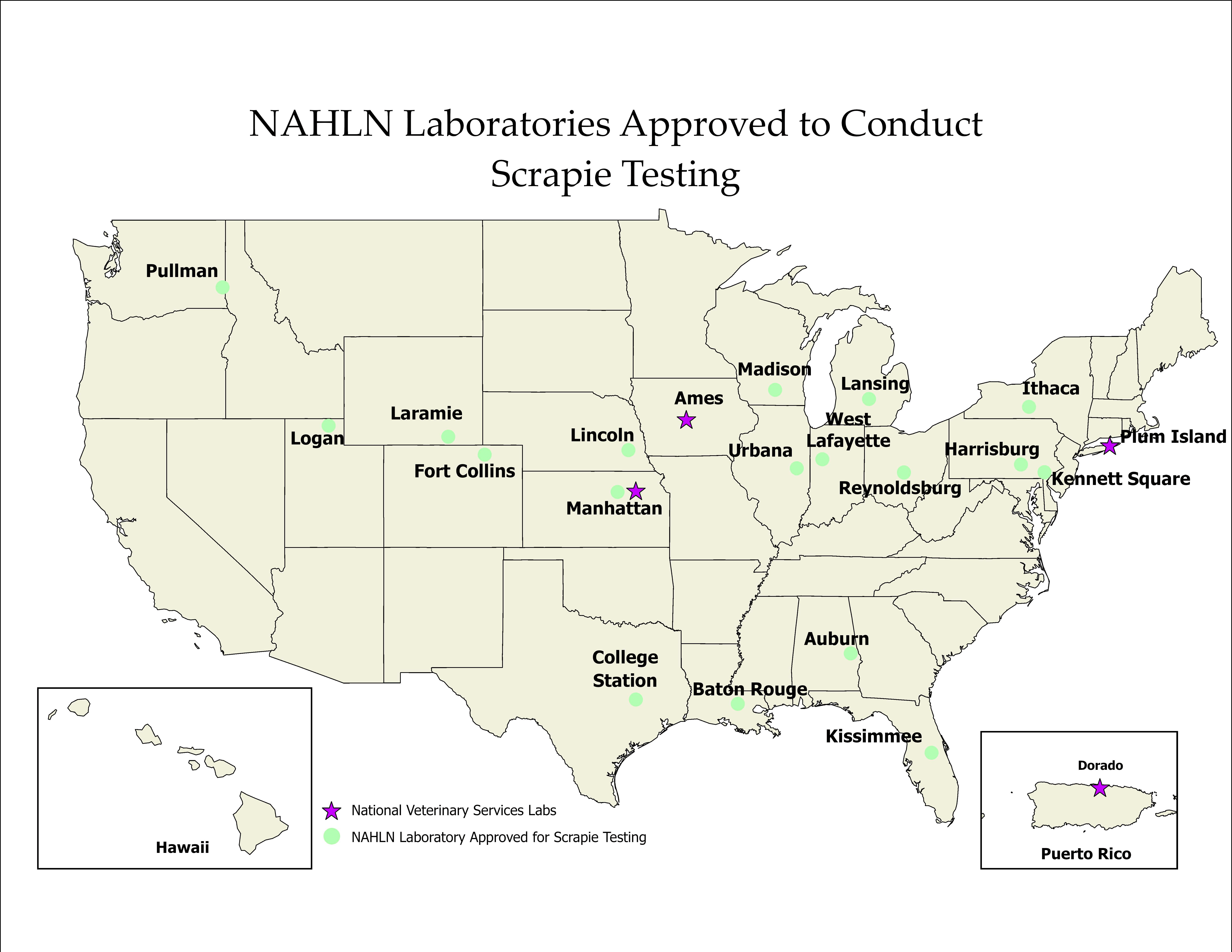 scrapie-approved-labs-map