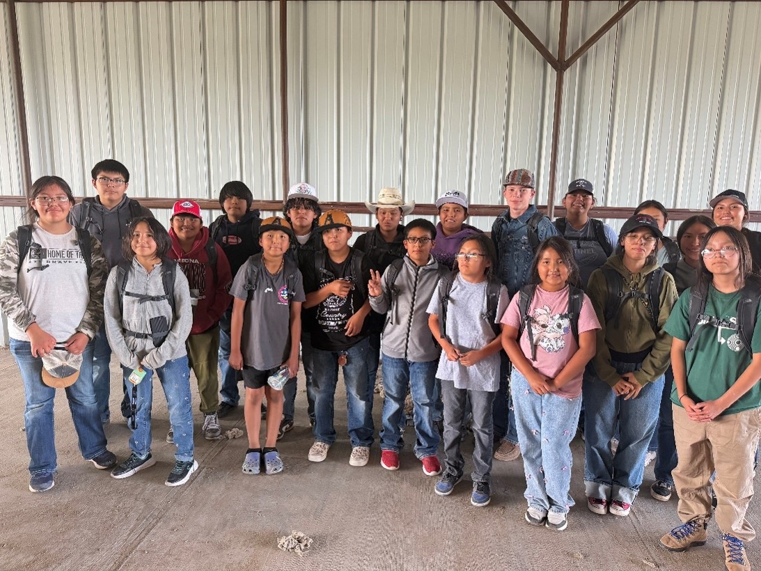 group of students at 2026 Safeguarding Natural Heritage summer youth camp